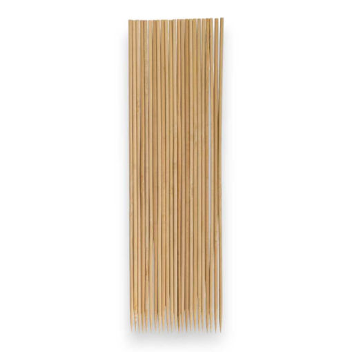 Picture of WOODEN SKEWER STICKS NATURAL 250MM - PACK